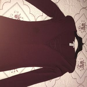 Maroon Charlotte Russe Dress